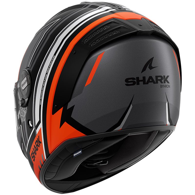 Shark Full Face Helmet Spartan RS Byrhon Mat Black Orange Chrom | HE8111EKOU