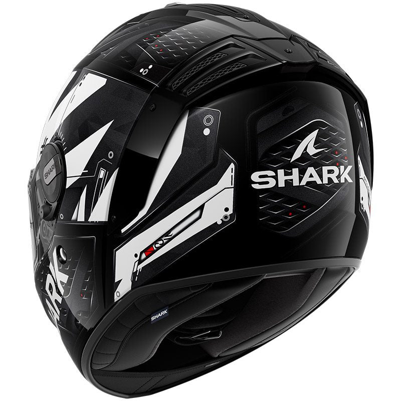 Shark Full Face Helmet Spartan RS Stingrey Black White Anthracite | HE8112EKWA