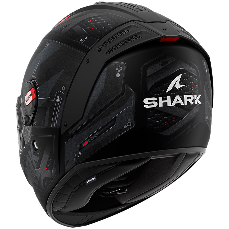 Shark Full Face Helmet Spartan RS Stingrey Mat Black Anthracite Red | HE8113EKAR