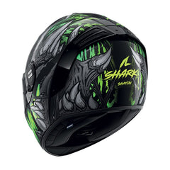 Shark Full Face Helmet Spartan RS Shaytan Black Green Anthracite | HE8114EKGA