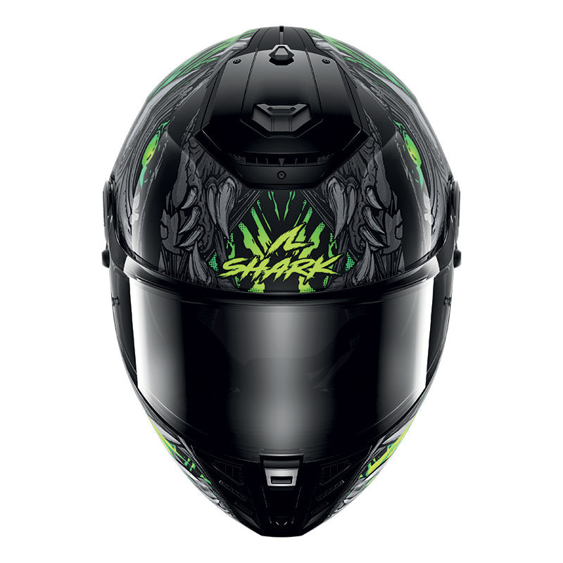 Shark Full Face Helmet Spartan RS Shaytan Black Green Anthracite | HE8114EKGA