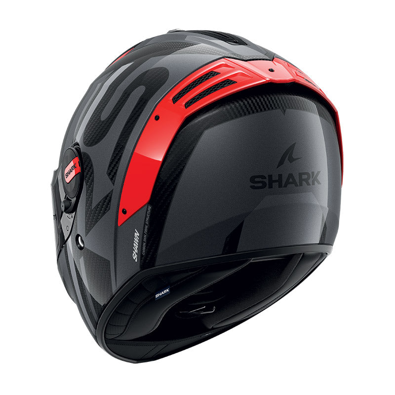 Shark Full Face Helmet Spartan RS Carbon Shawn Carbon Orange Silver | HE8155EDOS