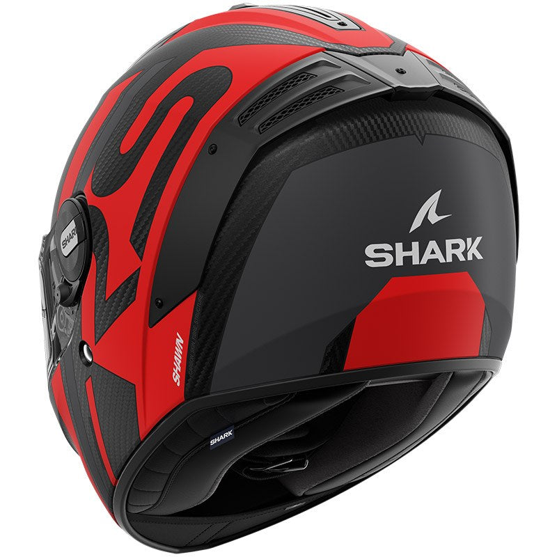 Shark Full Face Helmet Spartan RS Carbon Shawn Mat Carbon Anthracite Red | HE8156EDAR