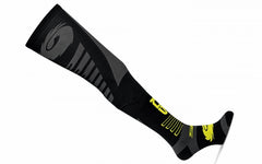 Sidi Extra-Long offroad Socks Black-Yellow fluo (320) | 93360-320