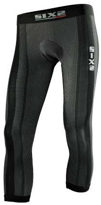 SIXS Padded leggings - carbon black