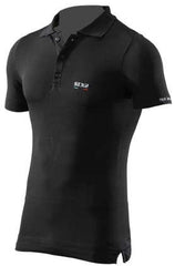 SIXS Extra light Short-Sleeved Polo Shirt - black