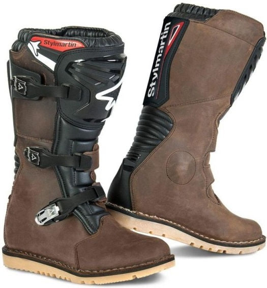 Stylmartin Impact Rs Men Boots (Color: Brown/Upper/Size: 42) | off-road-impact-rs_br_42