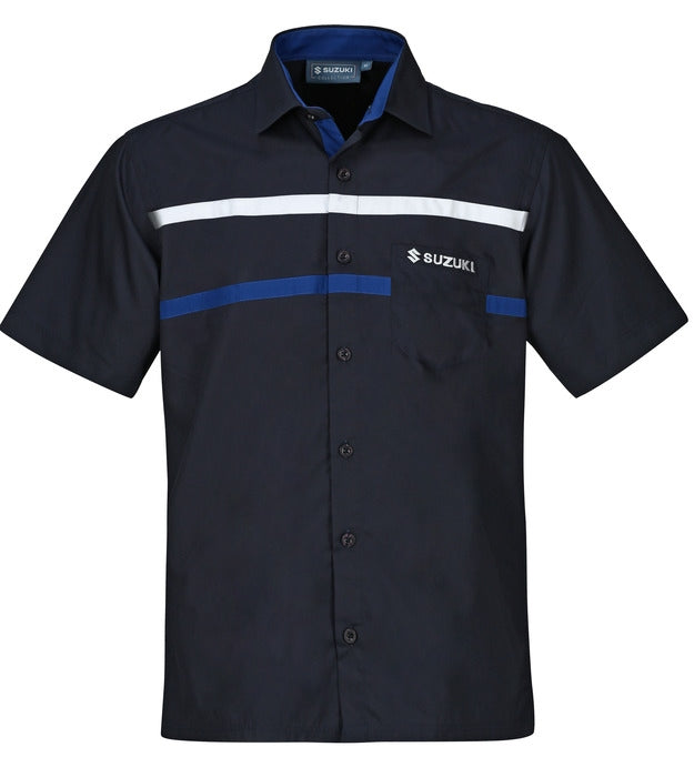 Suzuki Team blue shirt men | 990F0-BLSM4