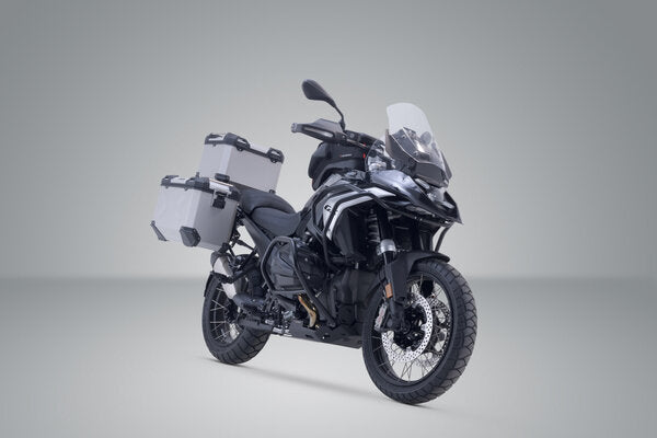 SW MOTECH Adventure set luggage. Silver. BMW R 1300 GS (23-). BMW top case holder. | ADV.07.975.75100/S
