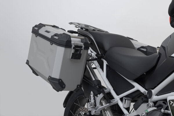 SW MOTECH Adventure set luggage. Silver. Tiger 1200 Rally / GT Explorer (22-). | ADV.11.905.75102/S