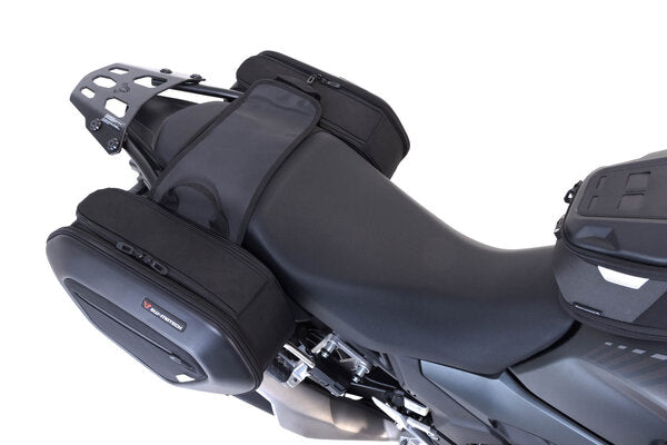 SW MOTECH PRO BLAZE saddlebag set. Black. Honda CB500X (13-), NX500 (23-). | BC.HTA.01.740.35900