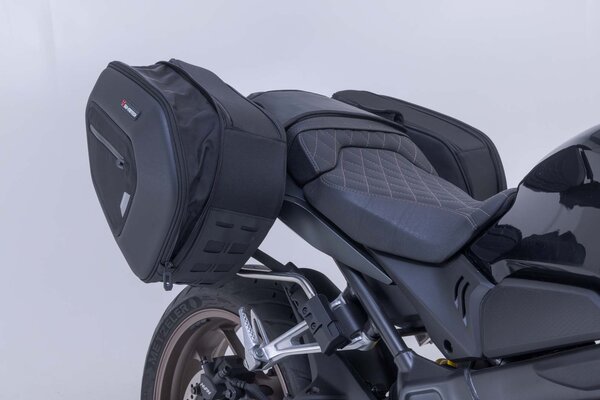 SW MOTECH PRO BLAZE H saddlebag set. Black. Honda CBR650R / CB650R (18-). | BC.HTA.01.740.36500