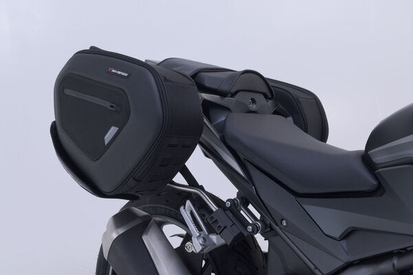 SW MOTECH PRO BLAZE H saddlebag set. Black. Honda CBR300R, CBR500R/ CB500F (16-). | BC.HTA.01.740.36800