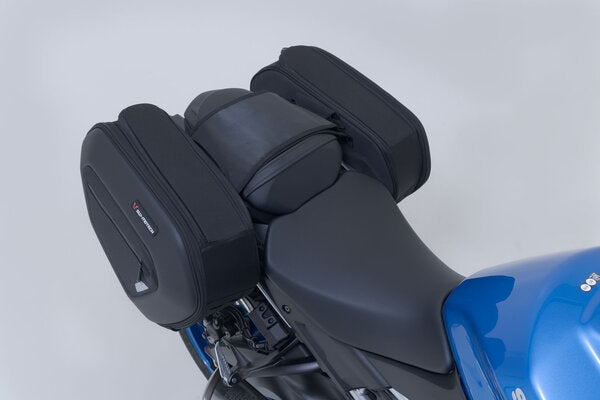 SW MOTECH PRO BLAZE H saddlebag set. Black. Suzuki GSX-S1000/F (15-), GSX-S950 (21-). | BC.HTA.05.740.35700