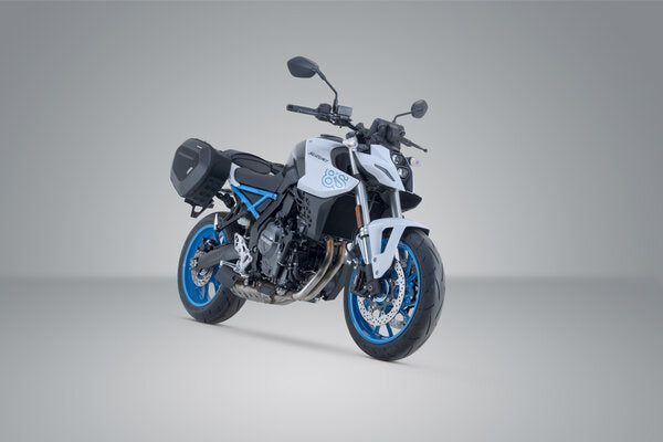 SW MOTECH PRO BLAZE H saddlebag set. Black. Suzuki GSX-8S / GSX-8R (22-). | BC.HTA.05.740.36100