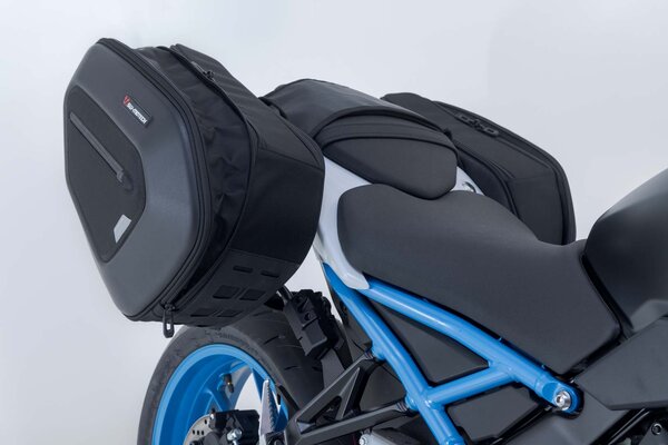 SW MOTECH PRO BLAZE H saddlebag set. Black. Suzuki GSX-8S / GSX-8R (22-). | BC.HTA.05.740.36100