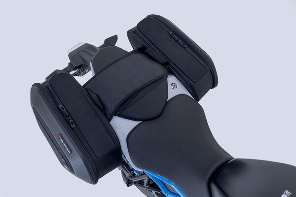 SW MOTECH PRO BLAZE H saddlebag set. Black. Suzuki GSX-8S / GSX-8R (22-). | BC.HTA.05.740.36100