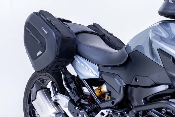 SW MOTECH PRO BLAZE H saddlebag set. Black. BMW F 900 R / XR (19-). | BC.HTA.07.740.36100