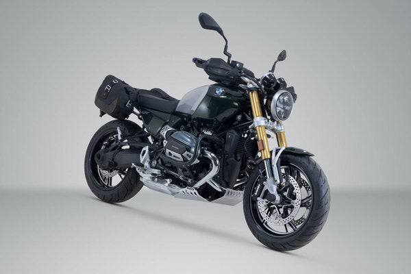 SW MOTECH Legend Gear side bag system LC Black Edition. BMW R12 nineT (23-). | BC.HTA.07.968.20100