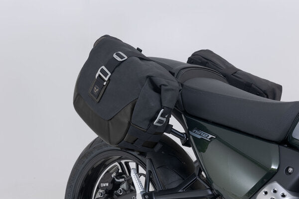 SW MOTECH Legend Gear side bag system LC Black Edition. BMW R12 nineT (23-). | BC.HTA.07.968.20100