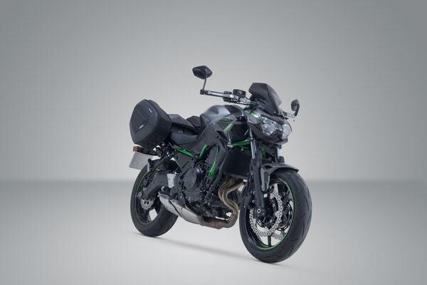 SW Motech PRO BLAZE H saddlebag set. Black. Kawasaki Z650/Ninja 650 (16-). | BC.HTA.08.740.36400