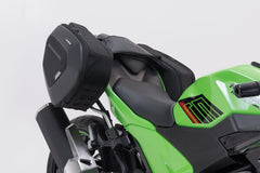 SW MOTECH PRO BLAZE H saddlebag set. Black. Kawasaki Ninja 500 SE, Z500 (23-). | BC.HTA.08.740.36900