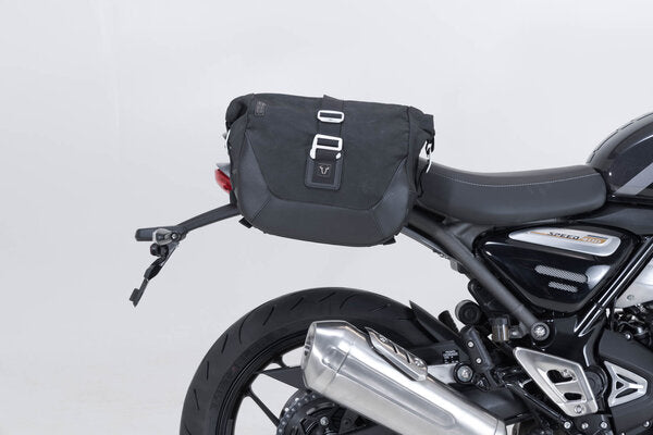 SW MOTECH Legend Gear side bag system LC - Black Edition. Triumph Speed 400 / Scrambler 400 X (23-). | BC.HTA.11.616.20100