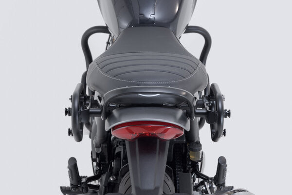 SW MOTECH Legend Gear side bag system LC - Black Edition. Triumph Speed 400 / Scrambler 400 X (23-). | BC.HTA.11.616.20100