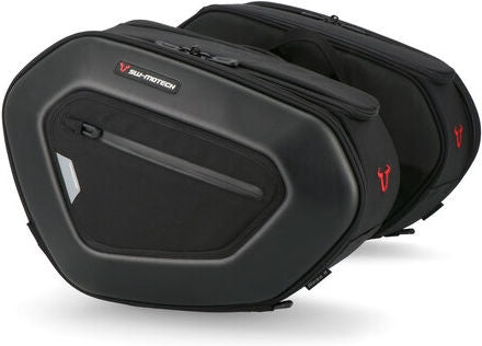 SW Motech PRO BLAZE H saddlebag set. Black. Triumph Street Triple 765 (19-). | BC.HTA.11.740.36000