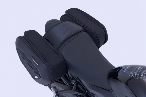 SW MOTECH PRO BLAZE H saddlebag set. Black. Triumph Trident 660 / Daytona 660. | BC.HTA.11.740.36100