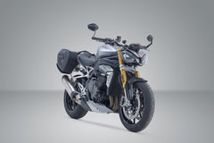 SW MOTECH PRO BLAZE H saddlebag set. Black. Triumph Speed Triple 1200 RR / RS (21-). | BC.HTA.11.740.36200