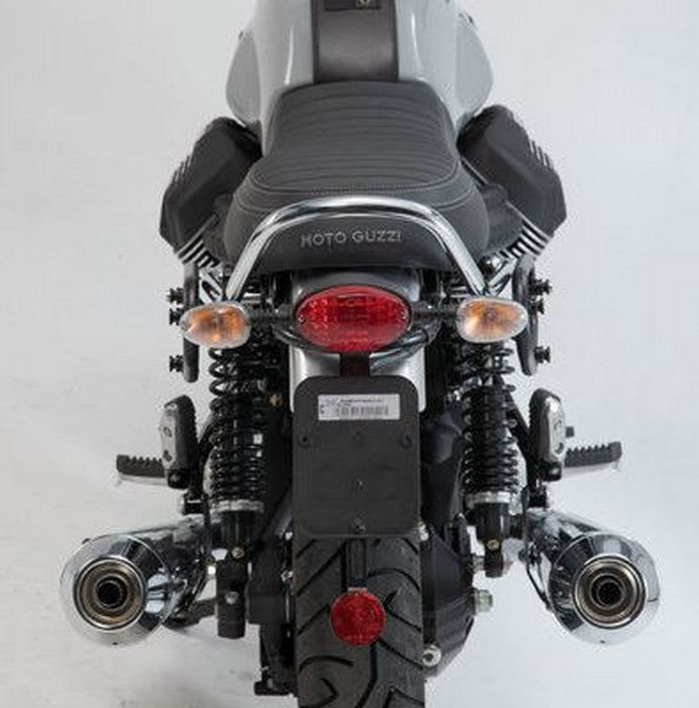SW-MOTECH Legend Gear side bag system LC Black Edition Moto Guzzi V7 III (16-). | BC.HTA.17.595.20300