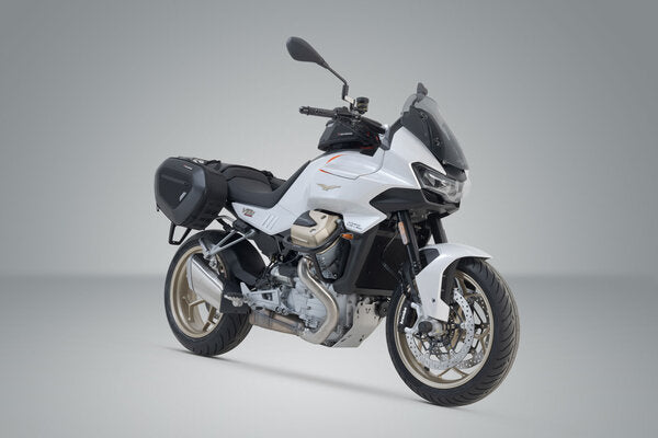 SW Motech PRO BLAZE saddlebag set. Black. Moto Guzzi V100 Mandello/S (22-). | BC.HTA.17.740.30000
