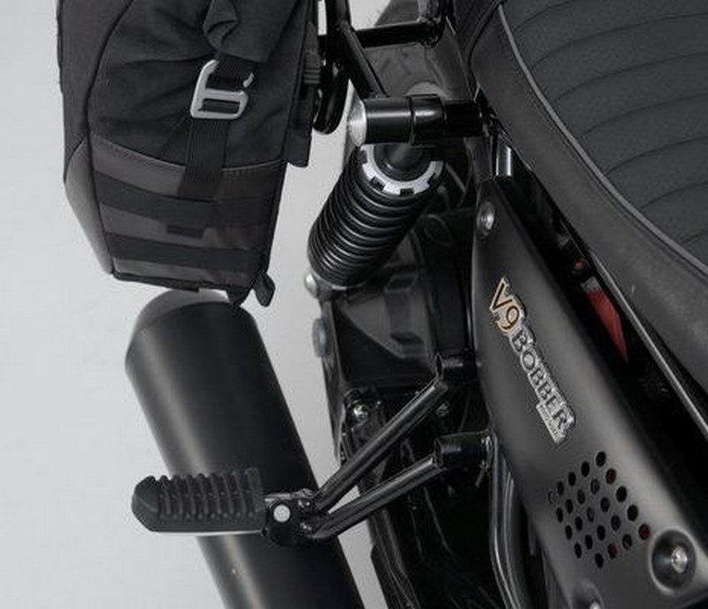 SW-MOTECH Legend Gear side bag system LC Black Edition Moto Guzzi V9 Roamer/Bobber (15-). | BC.HTA.17.797.20300
