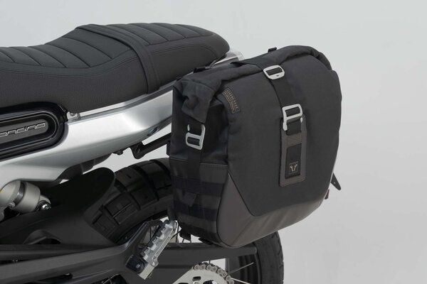 SW Motech Legend Gear side bag system LC Black Edition. Benelli Leoncino 800 Trail (21-). | BC.HTA.19.044.20100