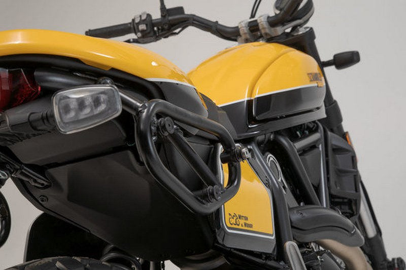 SW-MOTECH Legend Gear side bag system LC Black edition Ducati Scrambler models (18-). | BC.HTA.22.916.20100