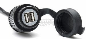 SW Motech Double USB power port with cable harness | EMA.00.107.11300