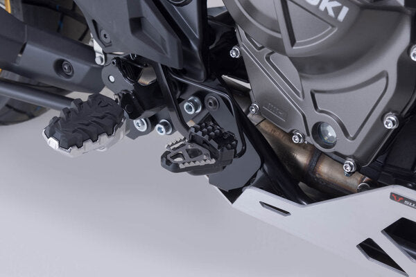SW Motech Extension for brake pedal. Black. Suzuki V-Strom 800DE (22-). | FBE.05.845.10000/B