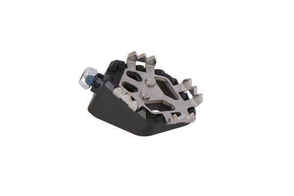 SW Motech ADVENTURE step for brake pedal. Black/Silver. | FBL.00.127.11000