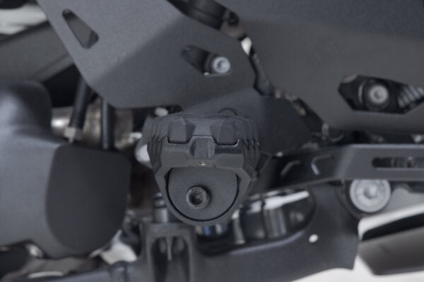 SW MOTECH EVO footrest kit. Black. BMW R 1200 GS, R 1250 GS, R 1300 GS. | FRS.07.112.10302/B