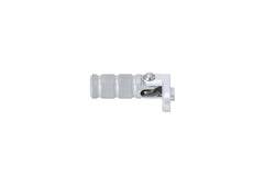 SW Motech Gear lever tread. Silver. Knurled. incl. extension. | FSC.00.127.10100/S
