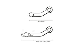 SW Motech Gear lever. BMW F 650 GS, F 700 GS, F 800 GS / Adventure. | FSC.07.558.10001