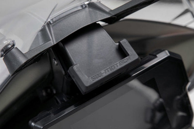 SW-MOTECH GPS mount for cockpit Black. KTM 790 Adventure / R (19-). | GPS.04.521.10000/B
