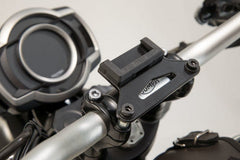 SW-MOTECH GPS mount for handlebar Black. Honda / Suzuki / Triumph models. | GPS.11.646.10202/B