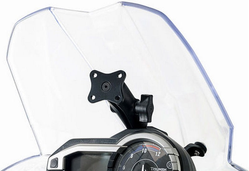 SW-MOTECH GPS mount for cockpit Black. Triumph Tiger 800/800 XC, XR (10-17). | GPS.11.823.10001/B