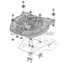 SW Motech Adapter plate for ALU-RACK | GPT.00.152.400