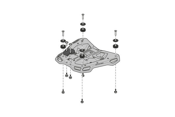 SW Motech STREET-RACK. Black.. Z900RS/ Cafe/ SE (17-), 50th Anni. (22-). | GPT.08.891.16001/B