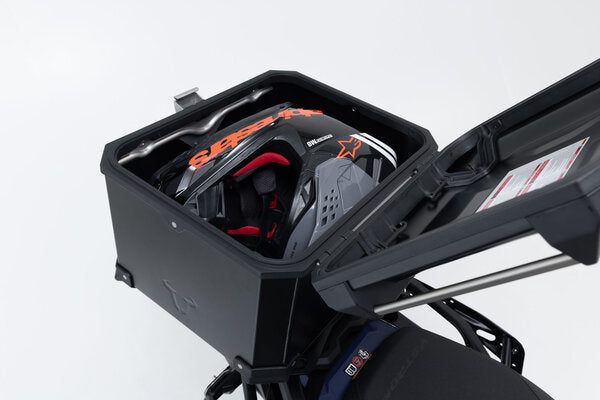 SW MOTECH TRAX ADV top case system. Black. CFMoto 450MT (23-). | GPT.10.625.70000/B