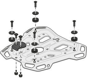 SW Motech TRAX ADV top case system | GPT.13.849.70000/B