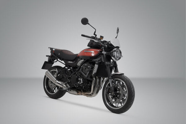 SW Motech SLC left side carrier. Kawasaki Z900RS/ Cafe/ SE (17-), 50th Anni. (22-). | HTA.08.891.10001